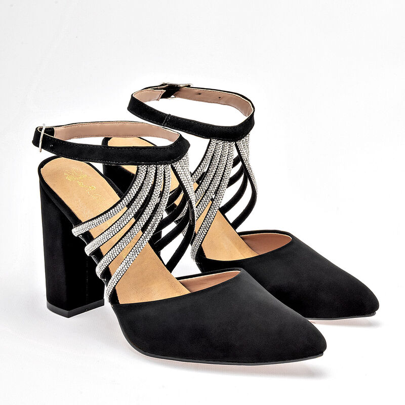 Mary Cecy zapatilla para mujer negro cod 140609... image number null