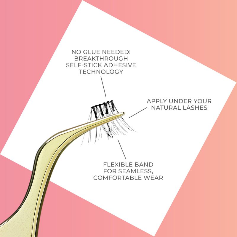 Pesta&ntilde;as Postizas Kiss Impress Lash Clusters Mo... image number null