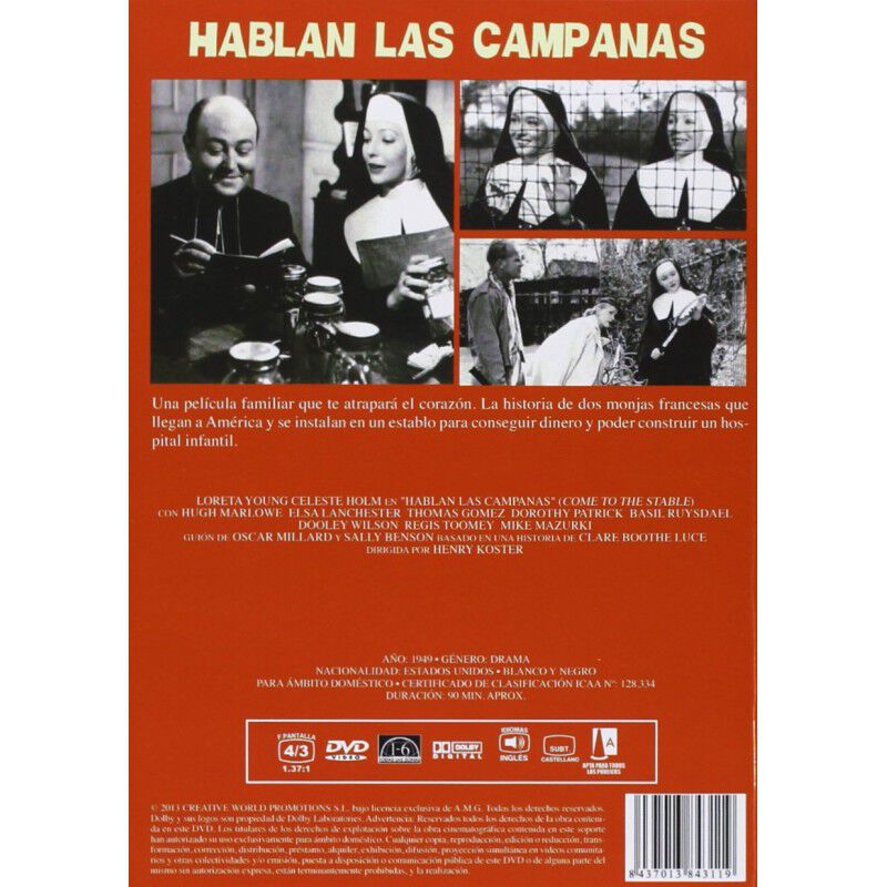 Hablan Las Campanas (v.o.s.) [dvd.] (1949) Come... image number null