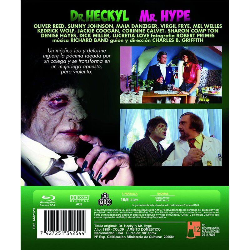 Dr. Heckyl y Mr. Hype (Bd-R) (Blu-ray) (Dr. Hec... image number null