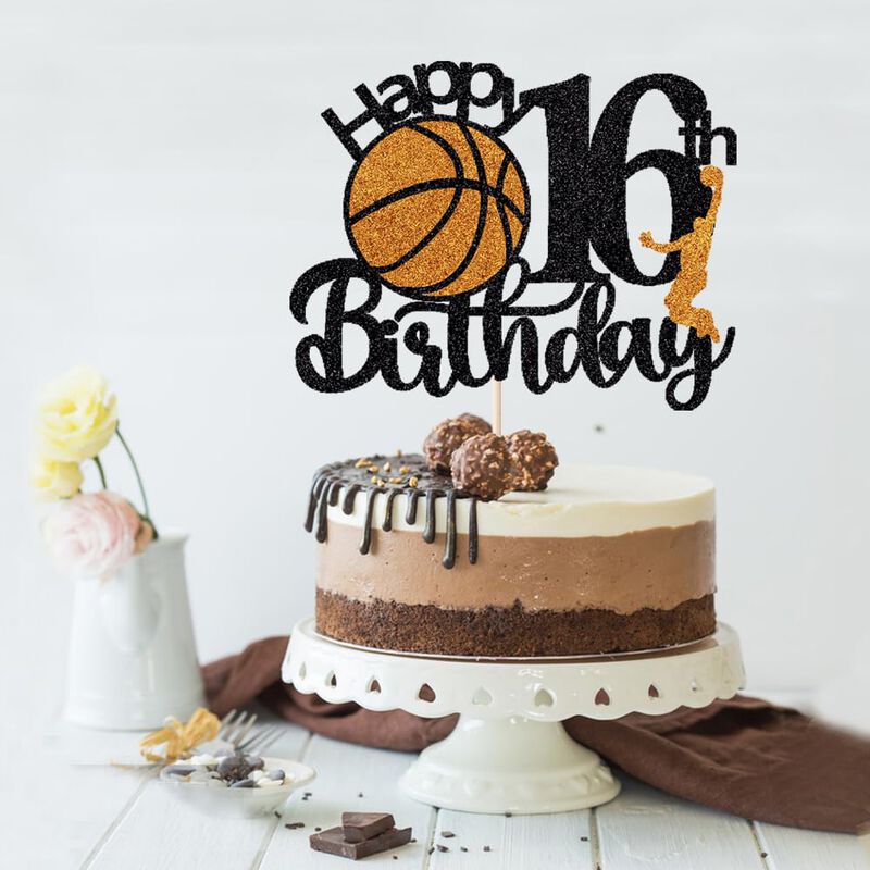 Adorno Para Pastel Crseniny Baloncesto &ndash; Feliz ... image number null