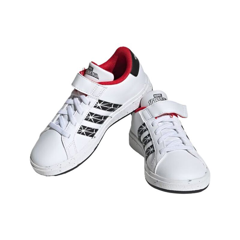 Tenis Ni&ntilde;o Adidas Grand Court Spiderman Blanco ... image number null