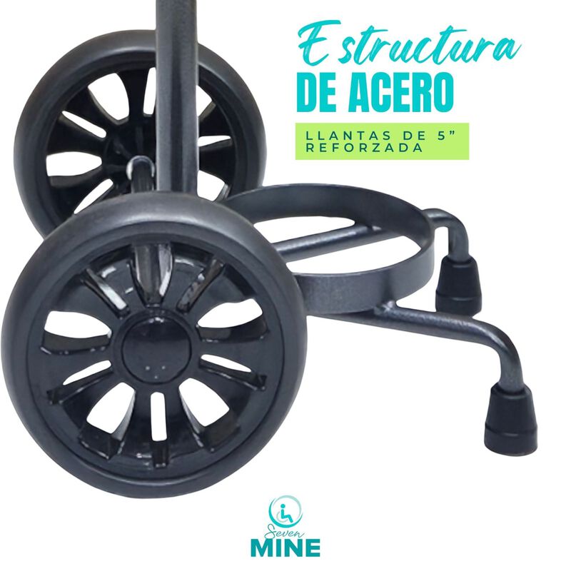 Carrito Con Ruedas Sc-681 Porta Cilindro De Oxi... image number null