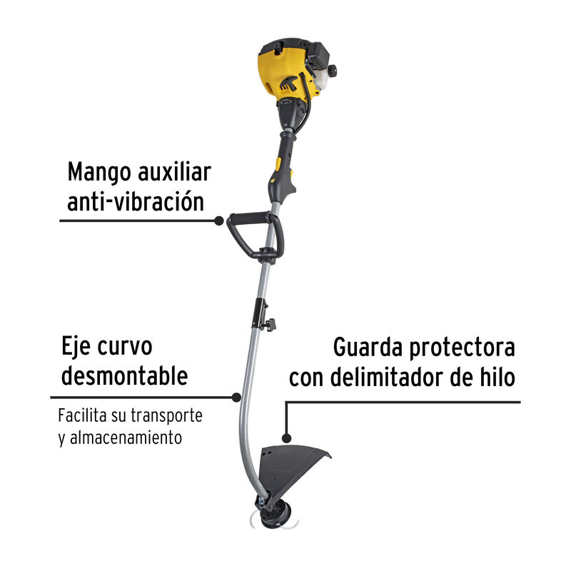 Desbrozadora A Gasolina 25 Cc Mango 'D' 17' Cor... image number null
