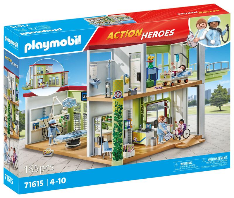 Toy Playmobil Modern Hospital Con 4 Figuras Y A... image number null