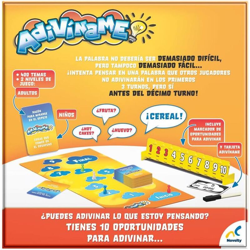 Juego de Mesa Adiv&iacute;name Novelty image number null