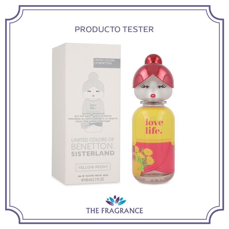 Tester Benetton Sisterland Yellow Peony 80ml Ed... image number null