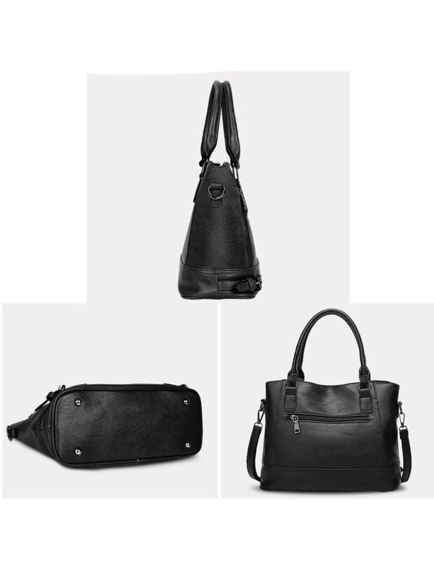 Bolsa Tote Pink Brule De Cuero Para Mujer image number null