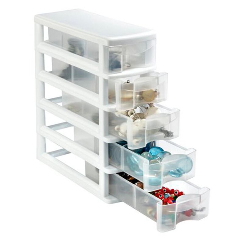 MINI ORGANIZADOR ITALHOME 8105BL 5 CAJONES 3 DI... image number null