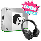 Combo Consola Xbox Serie S 1tb Blanco + Audifonos Bluetooth