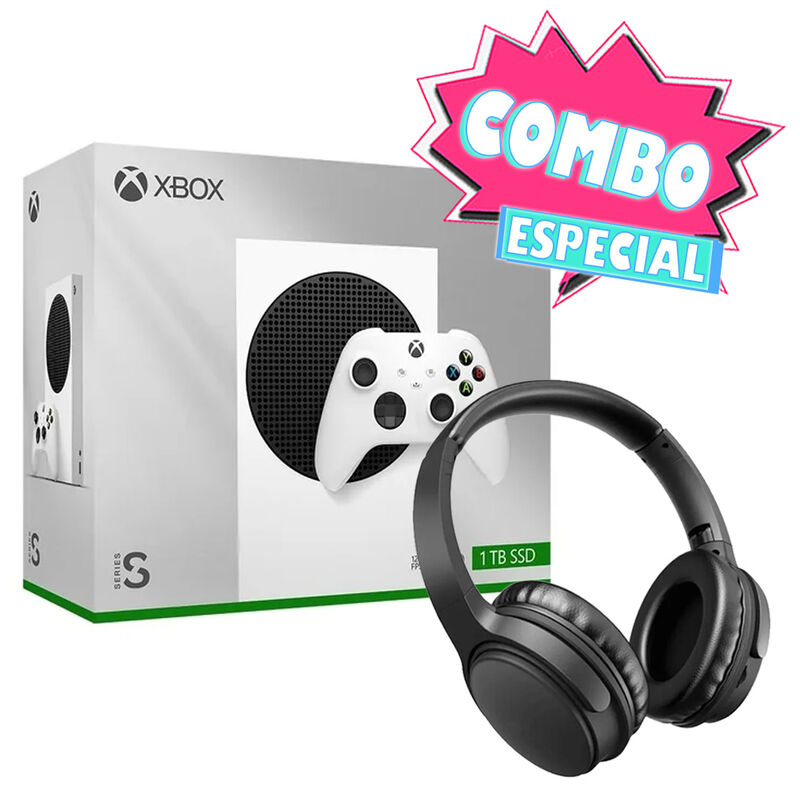 Combo Consola Xbox Serie S 1tb Blanco + Audifon... image number null
