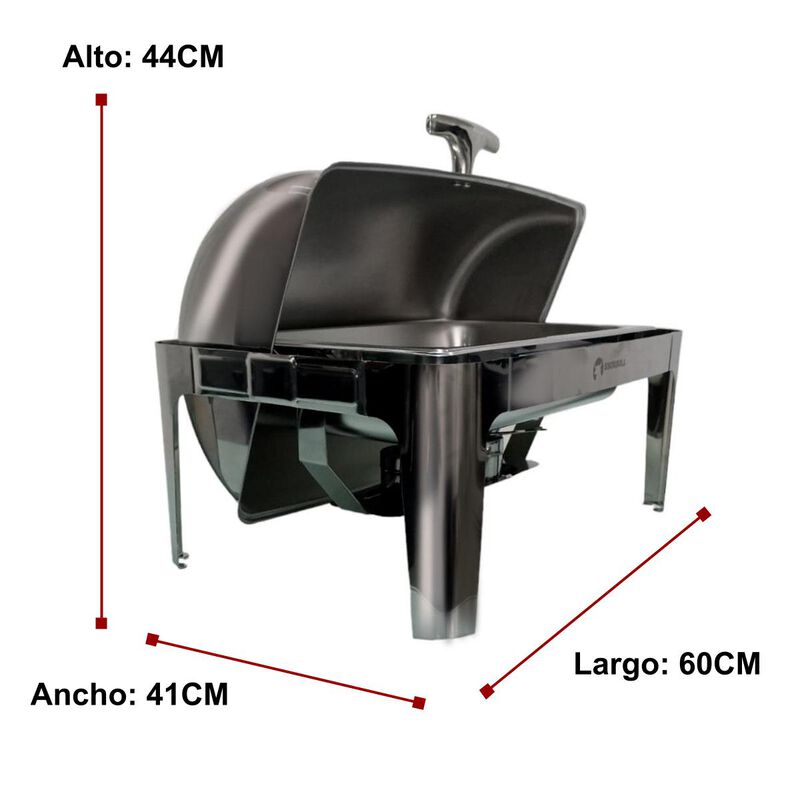 Chafer Hotelera entero acero inoxidable Shorbul... image number null