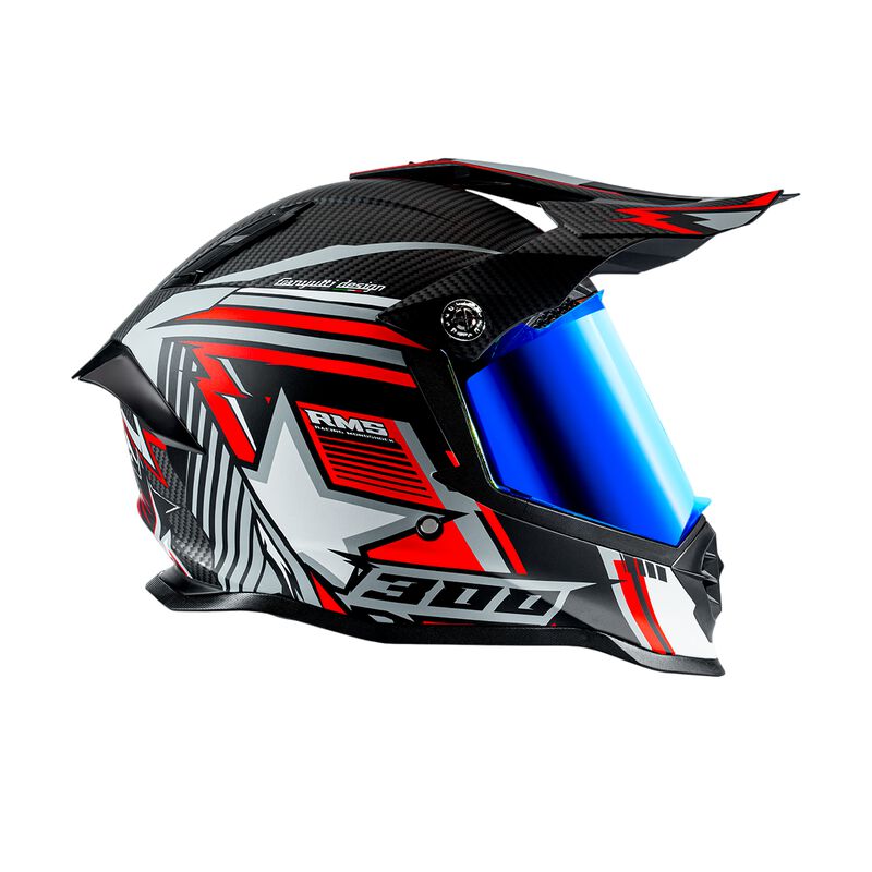 Casco Para Motocicleta Axs Beretta Rojo L image number null