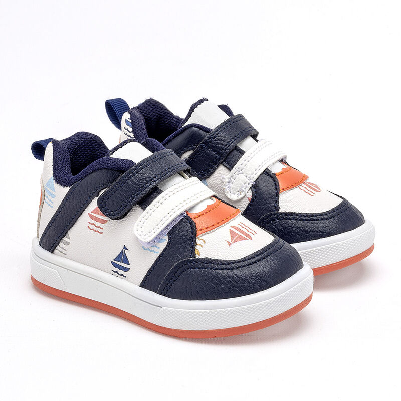 Minis Nice Tenis para beb&eacute; ni&ntilde;o. Blanco negro n... image number null