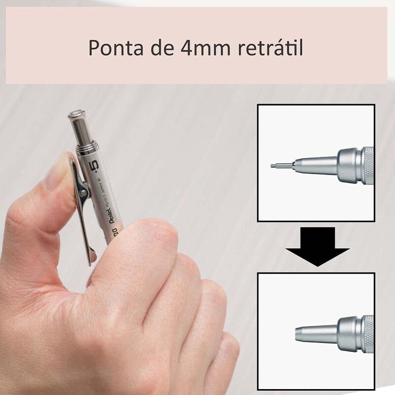 L&aacute;piz Mec&aacute;nico Pentel Graph Gear 1000 De 0,5 Mm... image number null