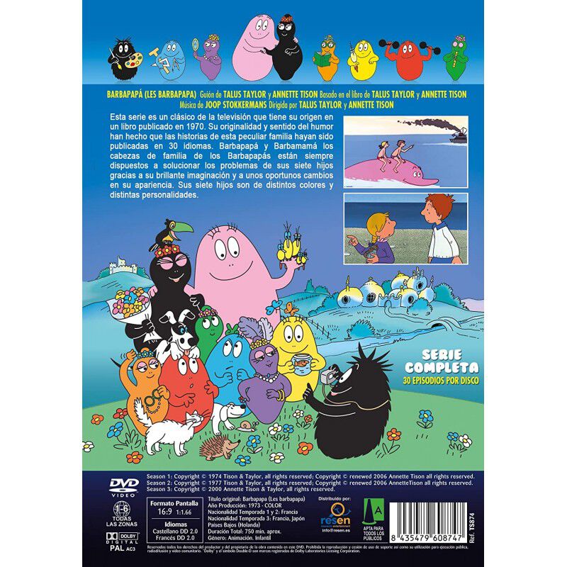 Barbapapa Serie Completa (5 Dvds) [dvd] image number null