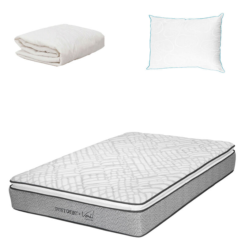 Colch&oacute;n Matrimonial Vail+Almohada Oso+Protector... image number null