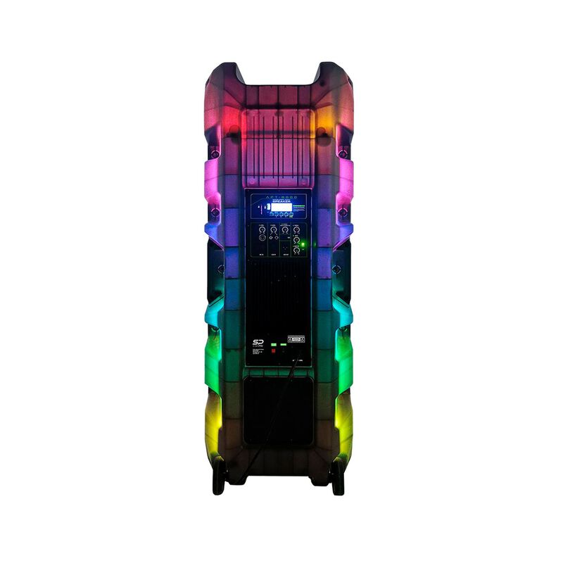 Bocina Bafle Doble 15" Alienpro Translucido 400... image number null