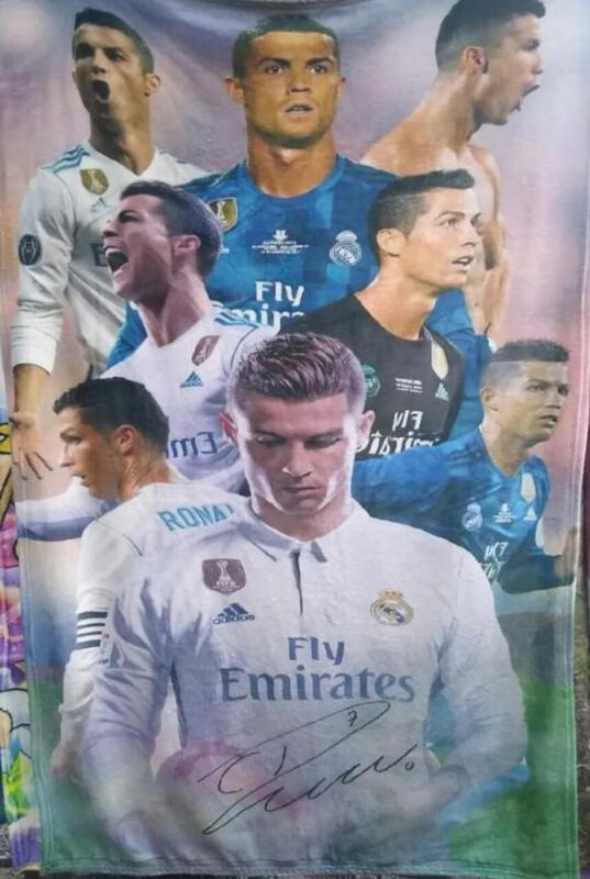 Exclusiva! Cobija Frazada Ultra Suave CR7 Colla... image number null