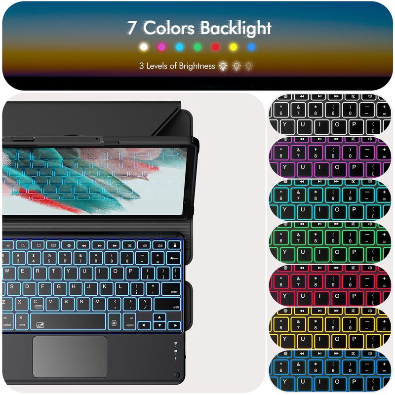 Funda De Teclado Infiland Para Samsung Galaxy T... image number null