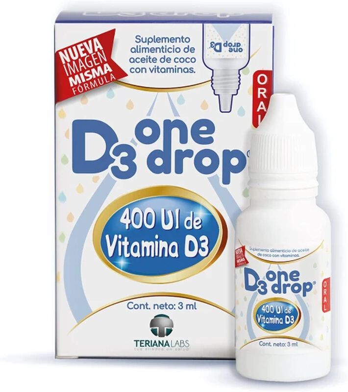 ONE DROP D3 VITAMINA D SOLUCI&Oacute;N GOTAS 3 ML image number null