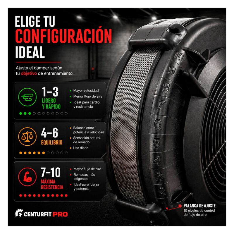 M&aacute;quina Remadora Remo Aire 10 Niveles Resistenc... image number null