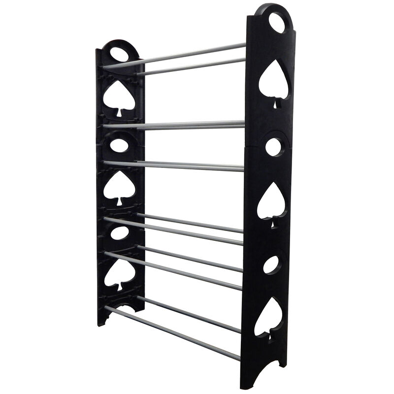 Rack de Zapatos de Lujo 20 Pares Negro image number null