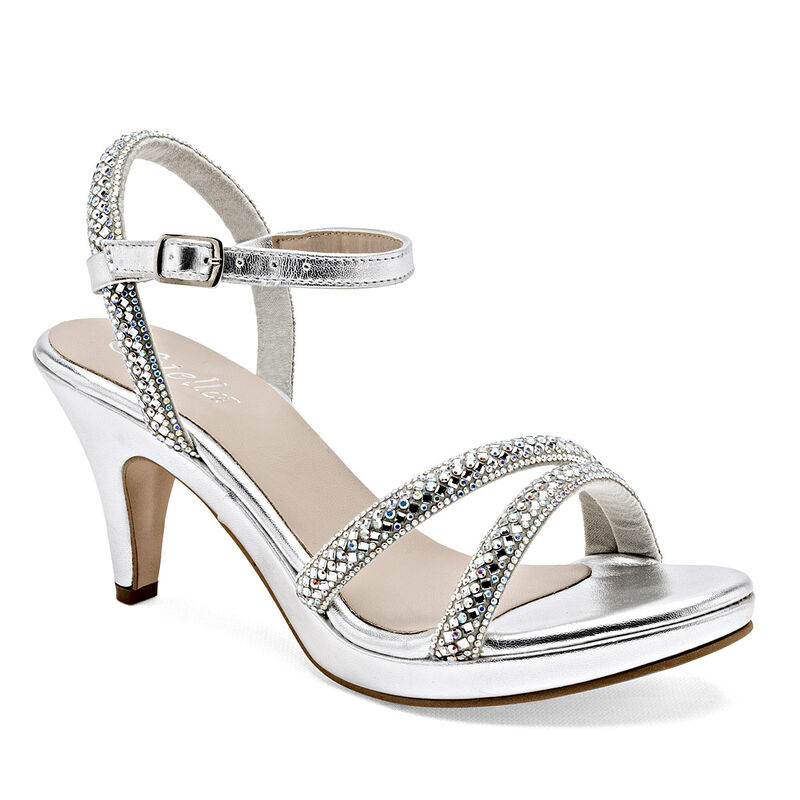 Stella Zapatillas de fiesta para mujer plata image number null