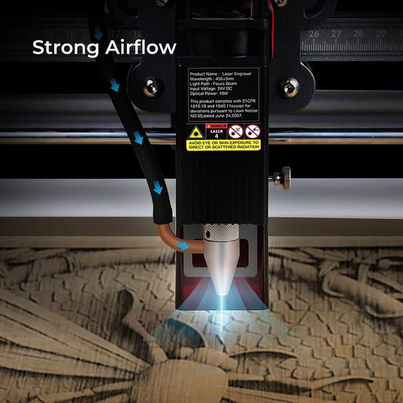 Grabador L&aacute;ser Creality Falcon 10w Air Assist K... image number null