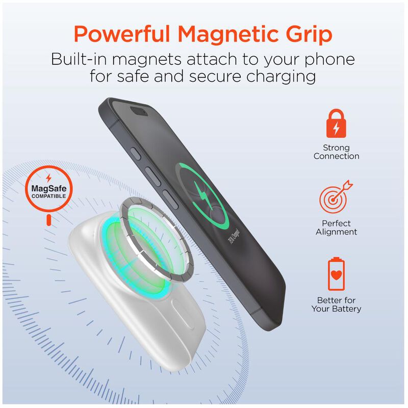 Hypergear Bater&iacute;a Port&aacute;til Maggrip 5k Magn&eacute;tica... image number null