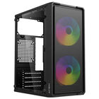 Gabinete Gamer Acteck Doom Ultra Mesh Gi75om, Micro Atx. Color Negro