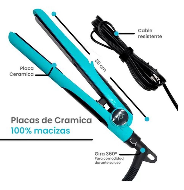 Mini Plancha De Cabello Alaciado Tourmaline Por... image number null