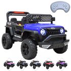 Camioneta Montable El&eacute;ctrica Para Ni&ntilde;os Luces Bluetooth M&uacute;sica Control Remoto Doble Motor Modo Mecedora Bater&iacute;a 12v Azul