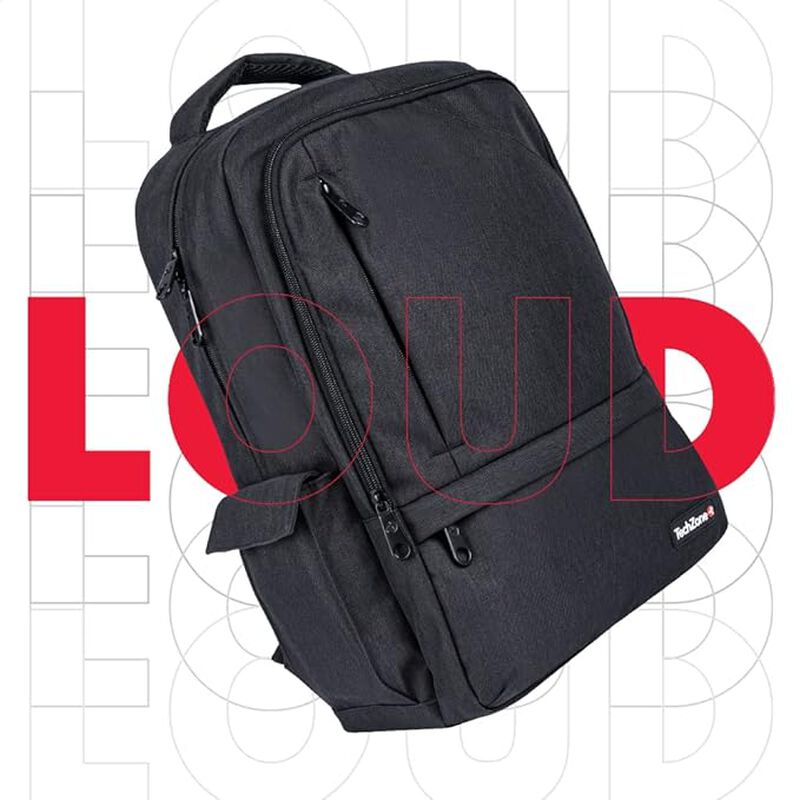 TechZone Mochila Backpack Negro Modelo Loud con... image number null