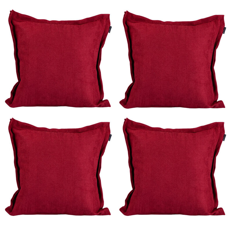 Cojin Decorativo Rogga Kappa Set De 4 Rojo image number null