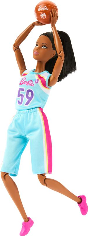 Mu&ntilde;eca Barbie Hecha Para Moverse, Jugadora De B... image number null
