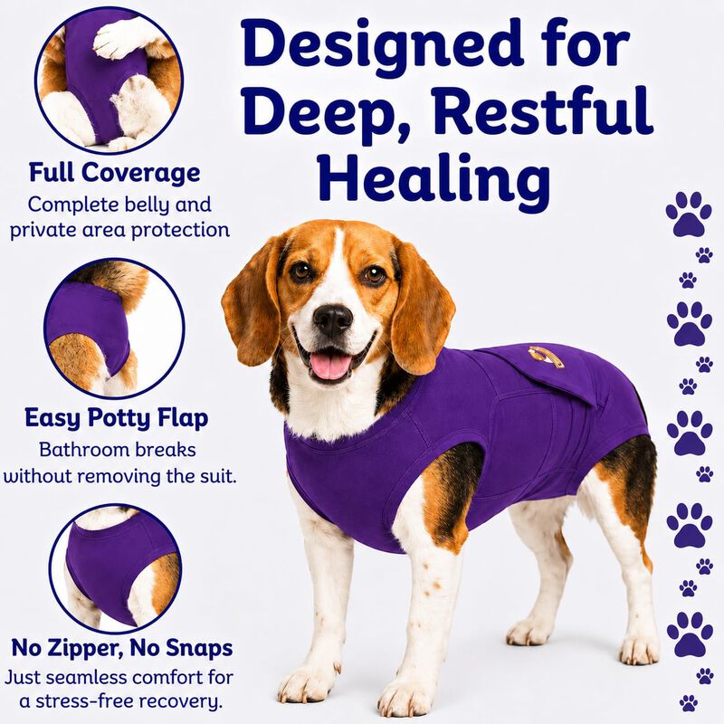 Traje De Recuperaci&oacute;n Canina Surgi~snuggly M (e... image number null