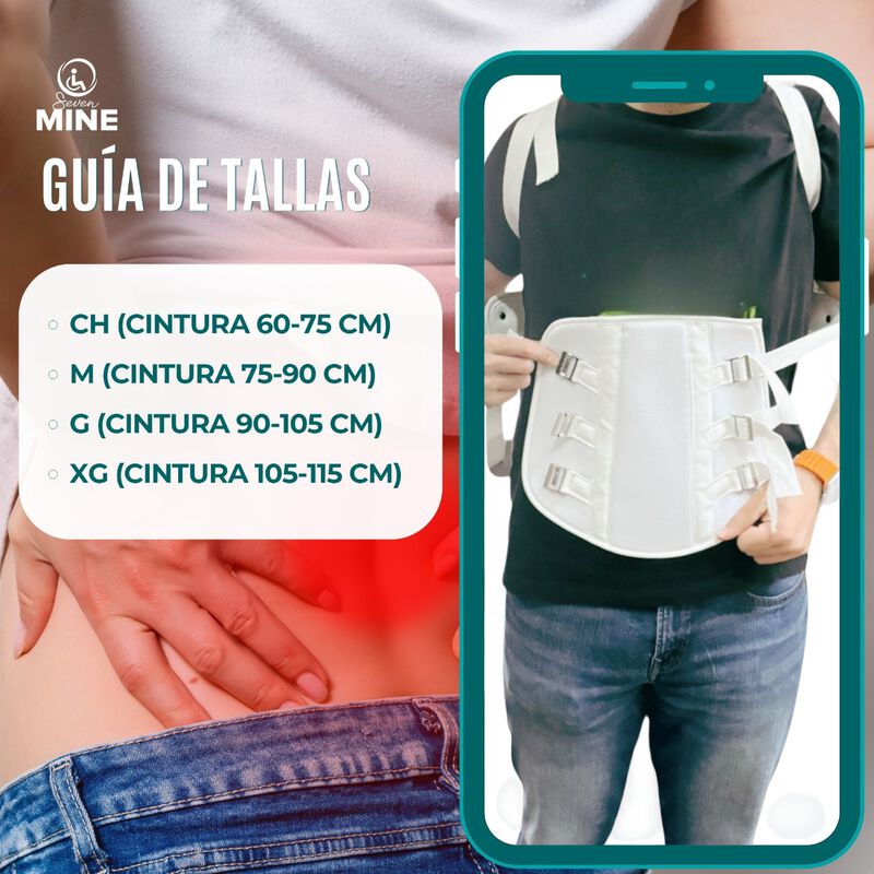 Corset Tipo Taylor Bk-116 | Faja Ortopedica Dor... image number null