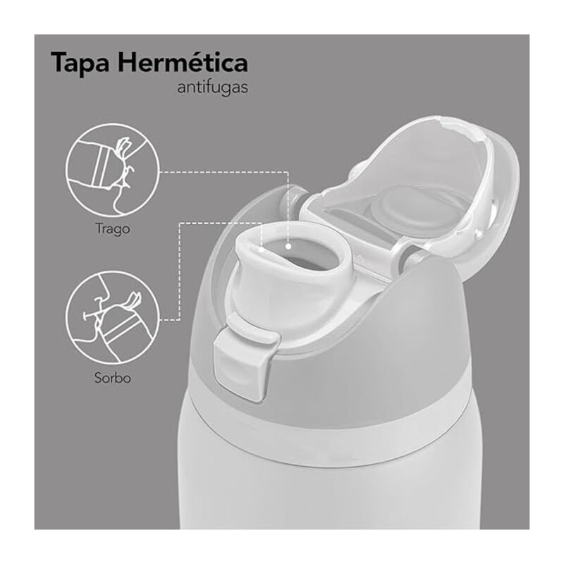 Termo Tipo Owala de Acero Inoxidable 32 Oz  Bla... image number null