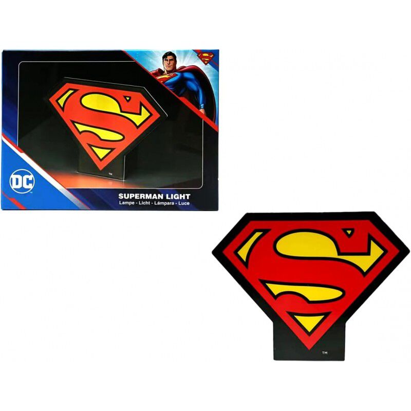 L&aacute;mpara con logo de Superman (DC) image number null