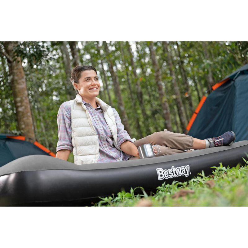 Colchon inflable 1.88m x 99cm x 30cm c/bomba de... image number null