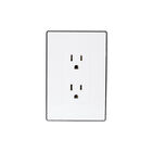 10 Pack Contacto Doble duplex Color Blanco con negro iGoto