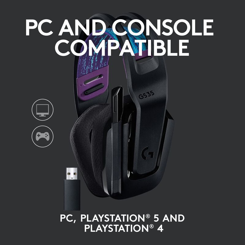 Auriculares Inal&aacute;mbricos Para Juegos Logitech G... image number null