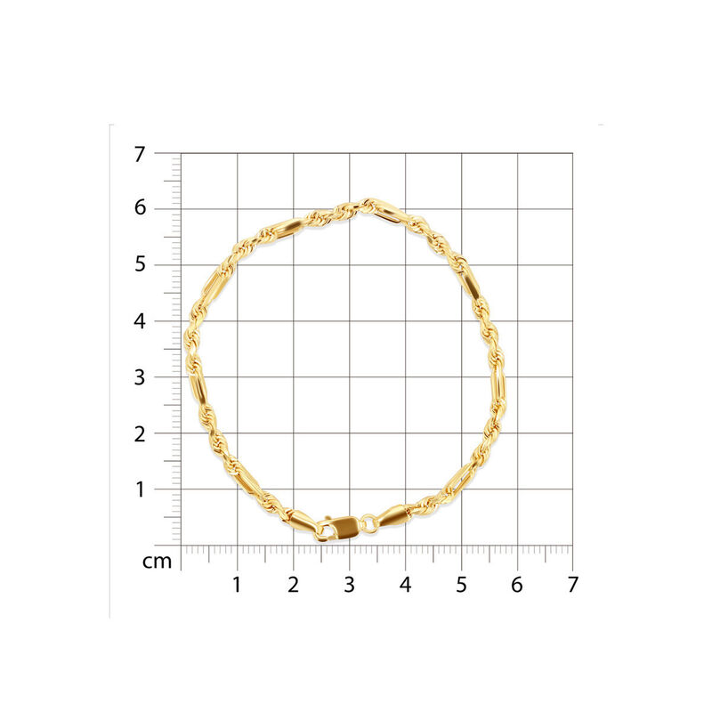 Pulsera Oro Amarillo 14k F&iacute;garo Torsal 18 cm | ... image number null