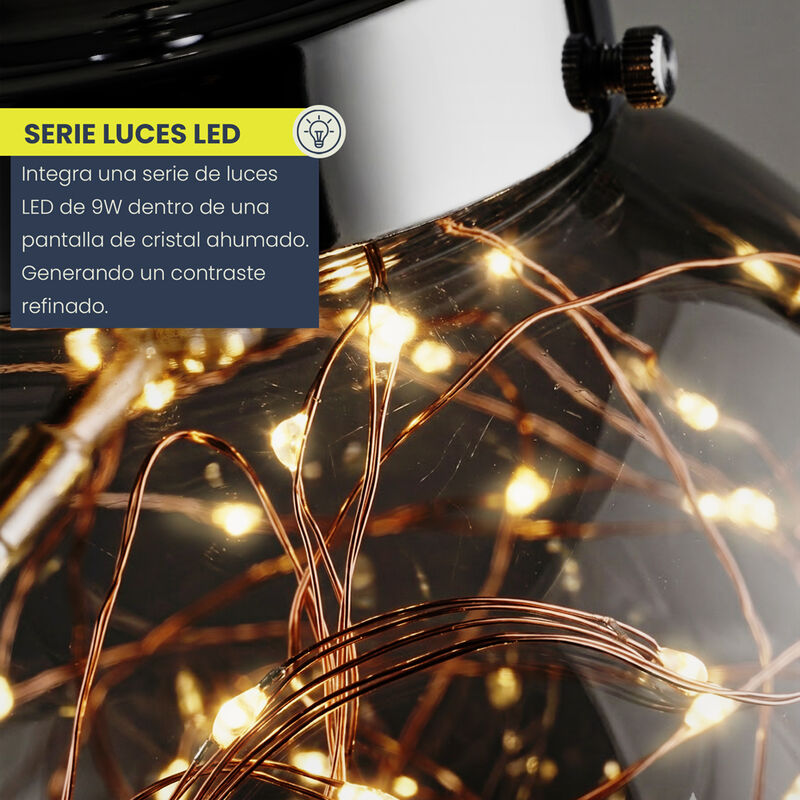 L&aacute;mpara de Techo Colgante LED MIL LUCES PRISMAT... image number null