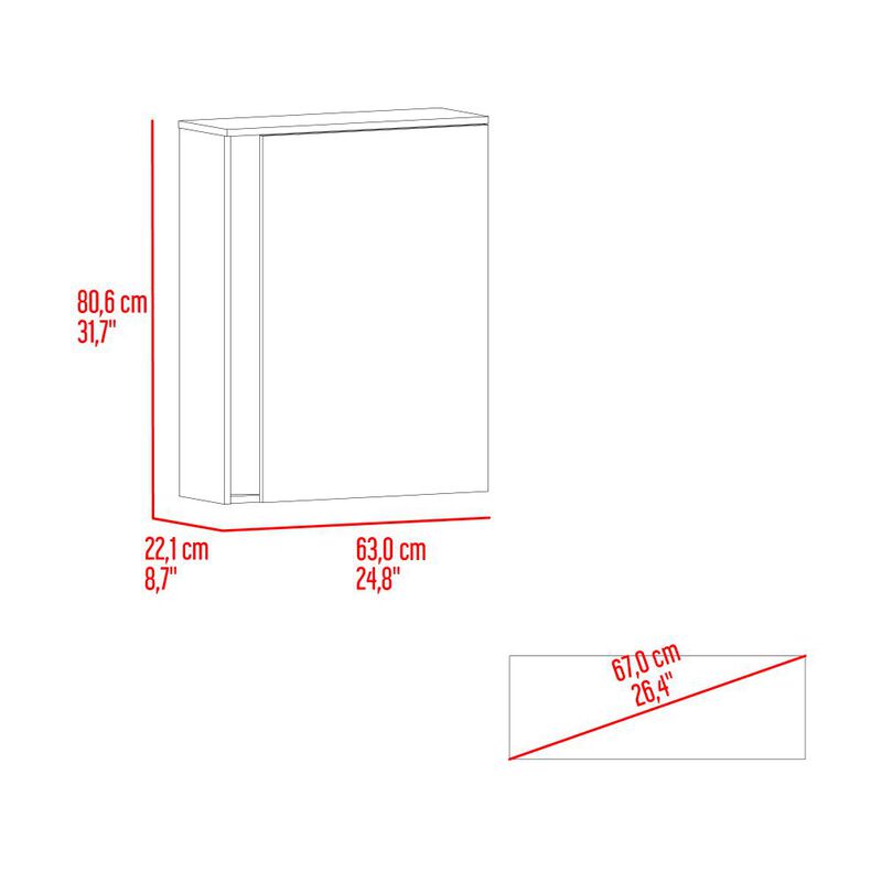 Zapatero Light Blanco Y Fresno Europeo Virtual ... image number null
