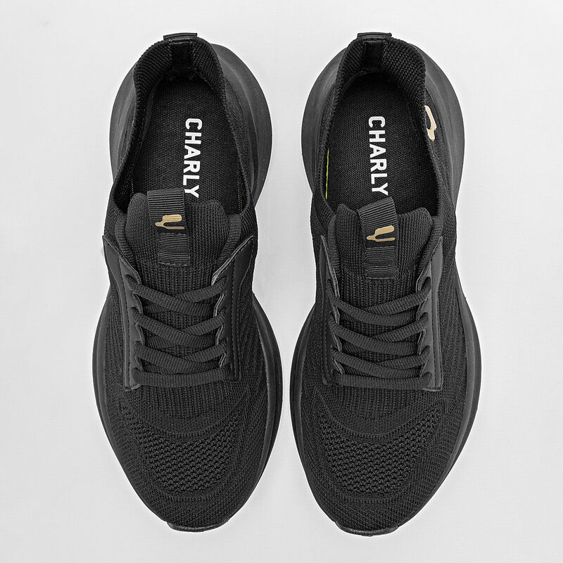Charly Tenis deportivo para mujer negro, runnin... image number null