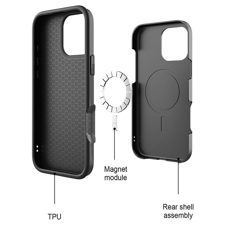Funda Mybat Fuse Mag Para Iphone 16 Pro Max - N... image number null