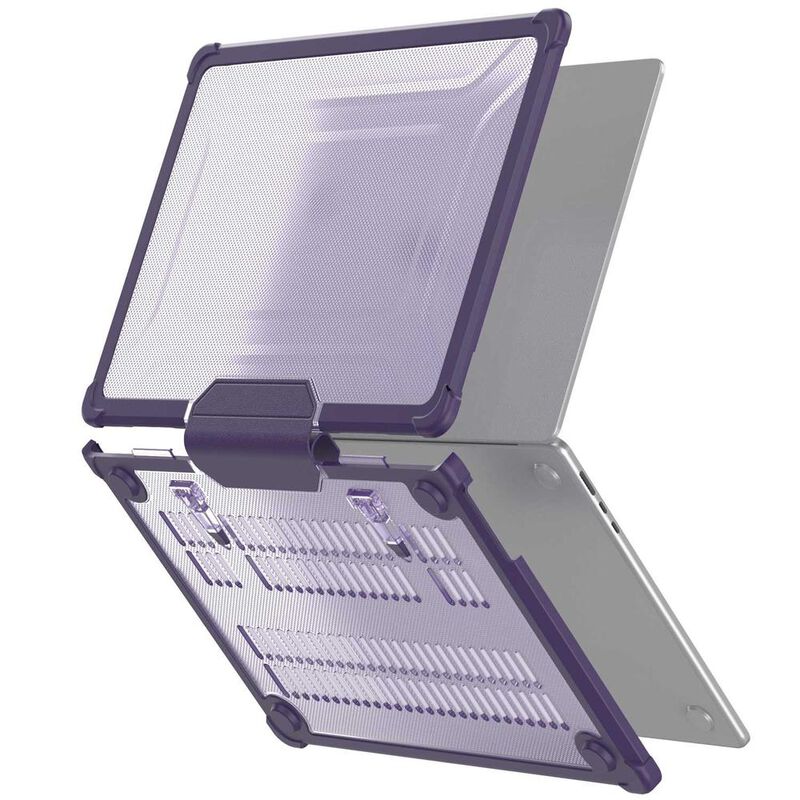 Funda TEKKU ST para MacBook Air 15 Violeta uso ... image number null