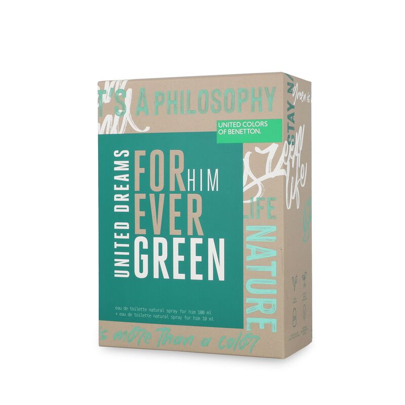 Set Benetton United Dreams Forever Green Man 2P... image number null